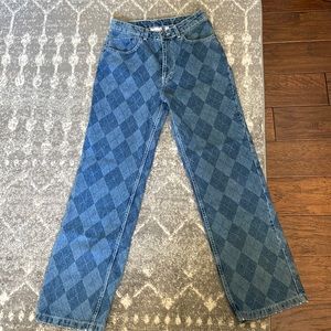 Free people wide leg jeans